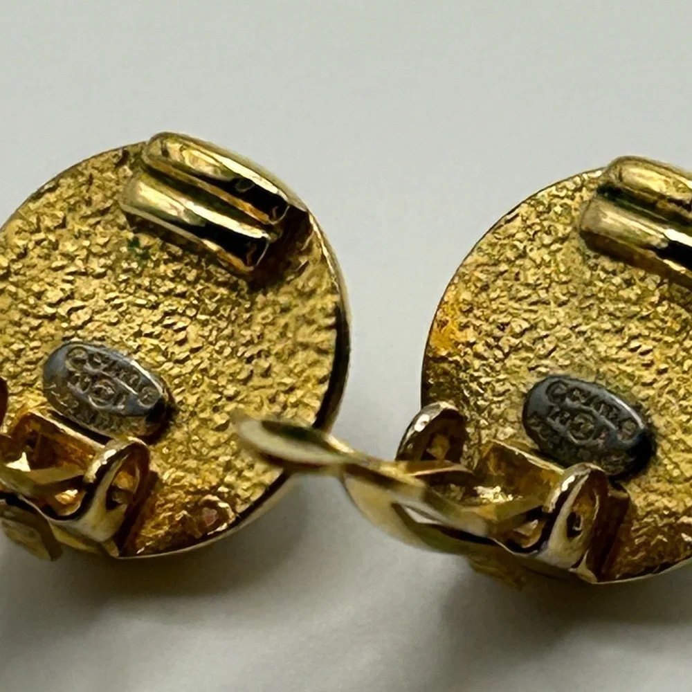 Chanel Gold and Silver Earrings
